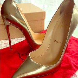 Christian Louboutin Champagne/Rose Gold So Kate’s